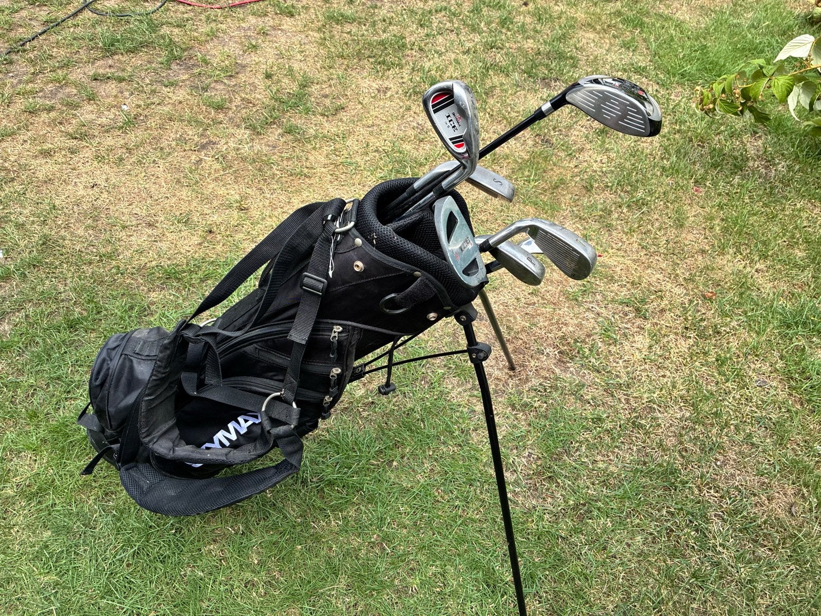 Skymax golfset met standbag en golftrolley, Ophalen, Zo goed als nieuw, Set, Overige merken