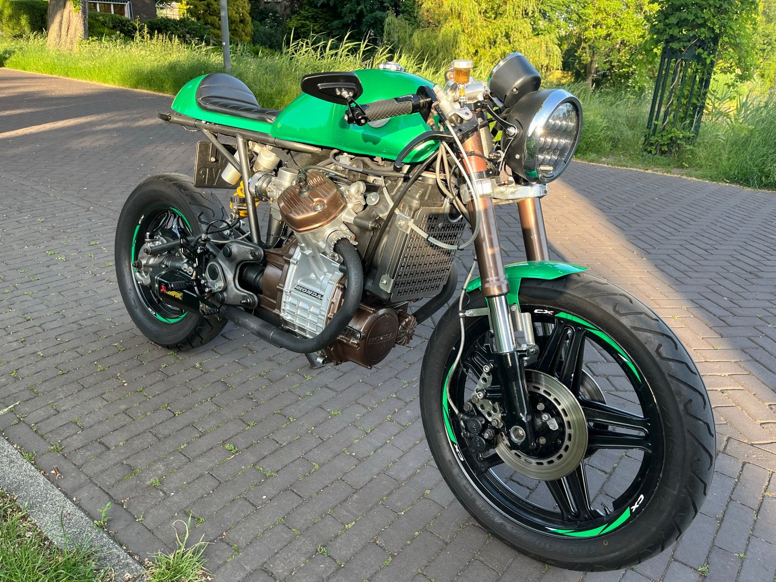 Unieke Café Racer Honda CX500, 2 cilinders, Sportuitlaat, Gebruikt, Particulier