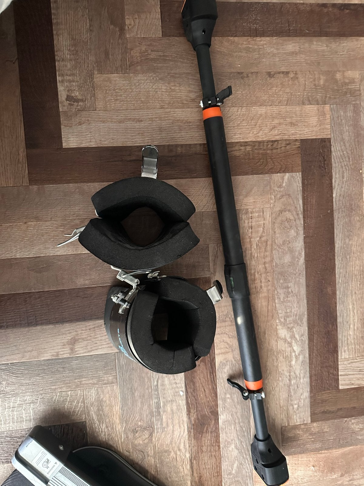 Pull-Up bar met waterpas en reverse hanging boots, Ophalen of Verzenden, Gebruikt, Armen, Oprekstang