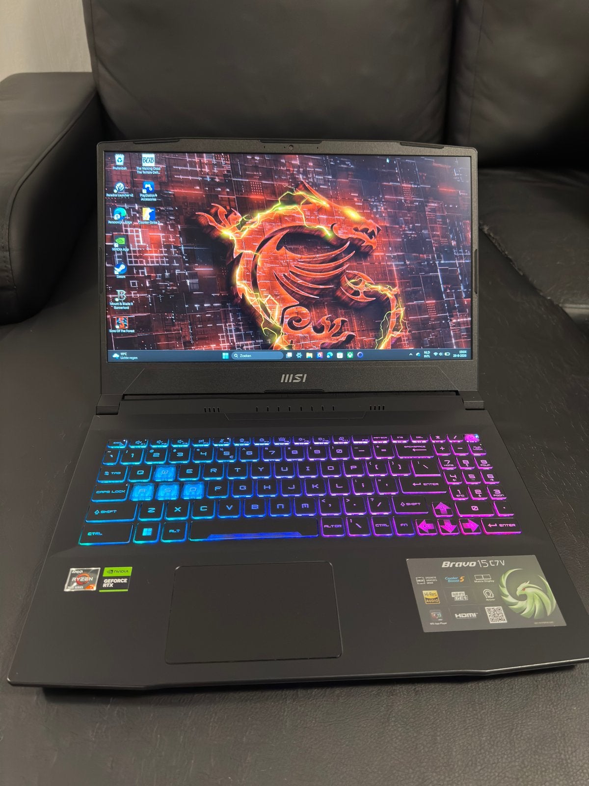 MSI Bravo 15 C7VFK | RTX 4060 8GB | Ryzen 7 | 16GB RAM|144Hz, Ophalen, 15 inch, Zo goed als nieuw, Gaming