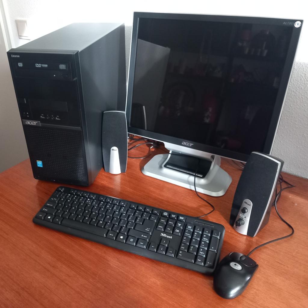 Intel Pentium pc 3,2GHz, 4GB geheugen en 128GB SSD, Ophalen, Gebruikt, SSD, Intel Pentium