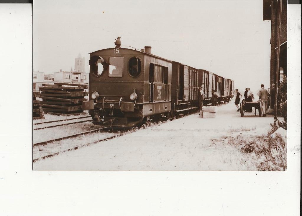 Monster Emmastraat WSM locomotief Foto, Ophalen of Verzenden, Ongelopen, Zuid-Holland