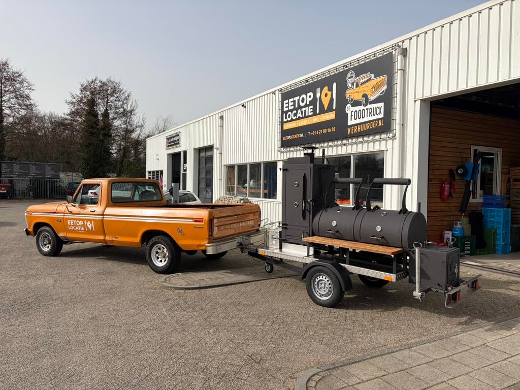 Smoker te huur | Smoker BBQ huren | Foodtruck | Barbecue, Tuin en Terras, Houtskoolbarbecues, Ophalen