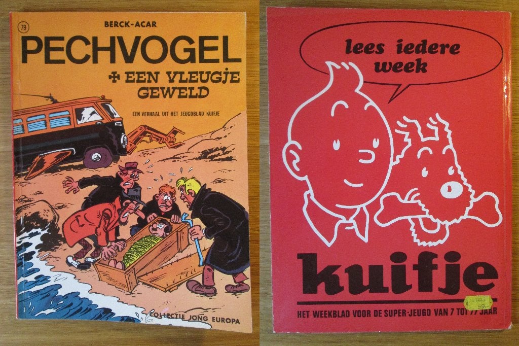 Pechvogel - Een vleugje geweld (SC), Eén stripboek, Ophalen of Verzenden, Zo goed als nieuw, Berck