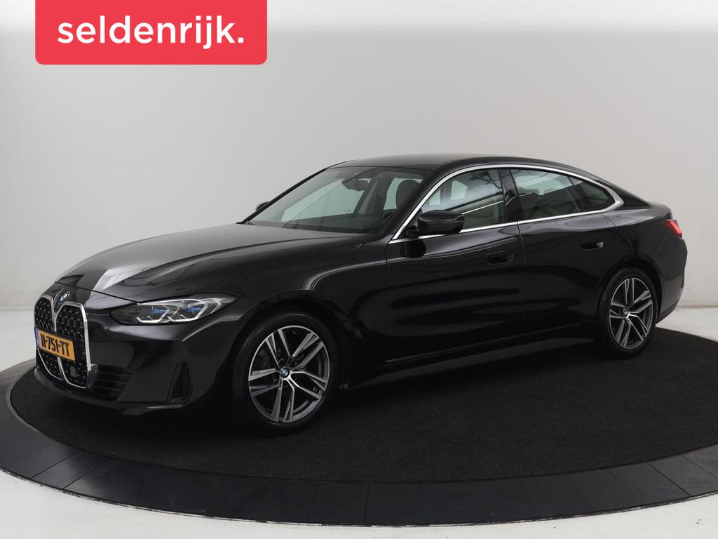 BMW 4-serie Gran Coupé 420i Edition Plus | Leder | Stoelver, Auto's, BMW, Automaat, 1998 cc, Gebruikt, Zwart