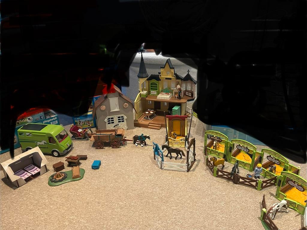 Grote Playmobil Spirit & Country set met veel extra's, Ophalen of Verzenden, Zo goed als nieuw, Complete set