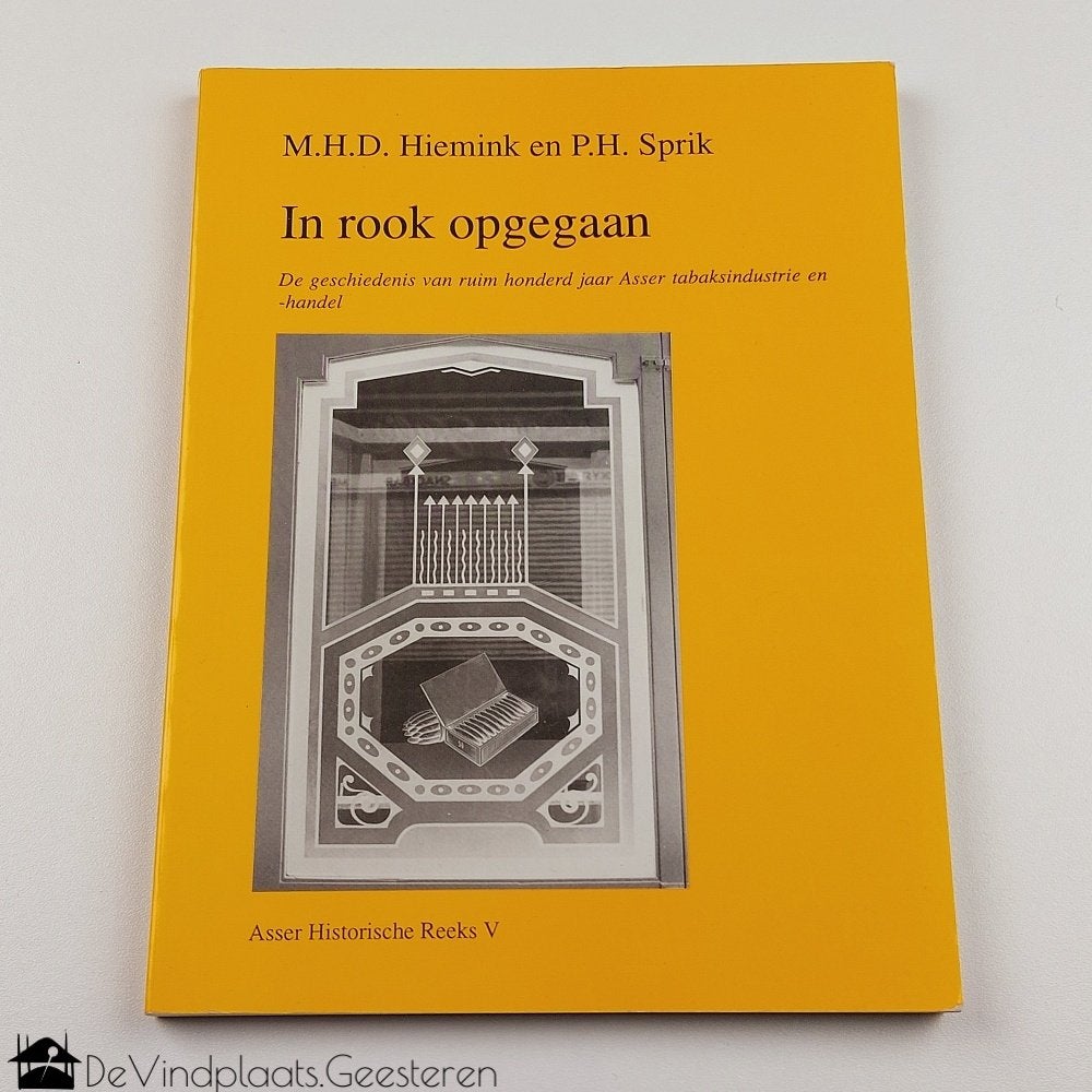 In rook opgegaan - tabaksindustrie Assen, Boeken, Ophalen of Verzenden, Zo goed als nieuw