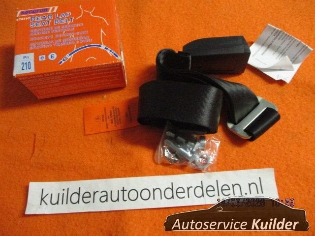 Universele achterbankgordel Securon pn210  Camper gordel, Ophalen of Verzenden, -, -, -