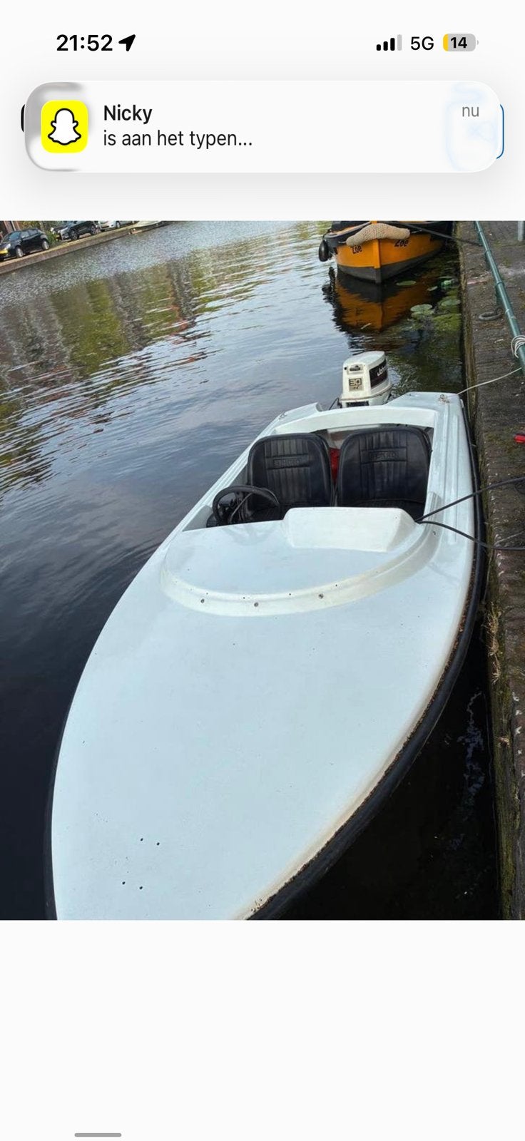 Speedboot met 35pk RUILEN KAN, Ophalen of Verzenden, Gebruikt, Motor en Techniek, Motorboot