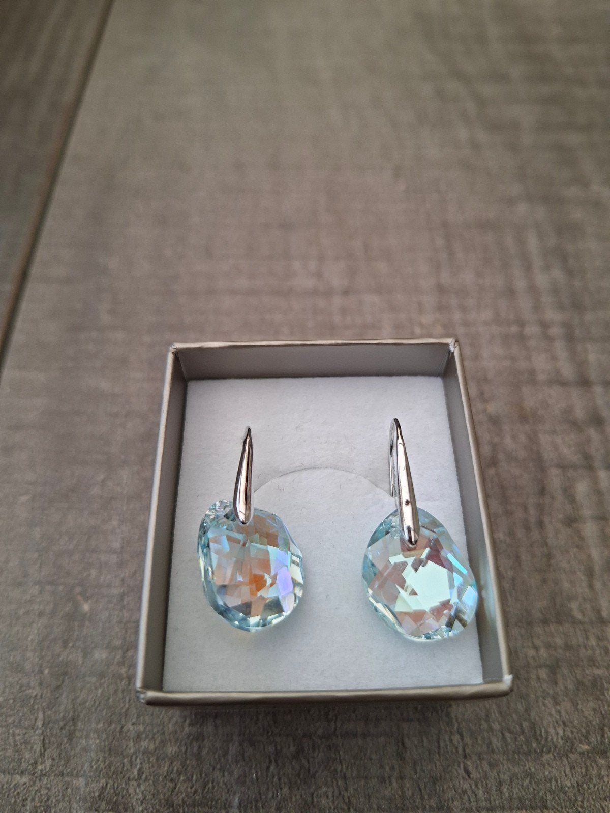 Swarovski Oorbellen met Kristallen Hangers, Sieraden, Tassen en Uiterlijk, Met kristal, Overige materialen, Hangers, Blauw