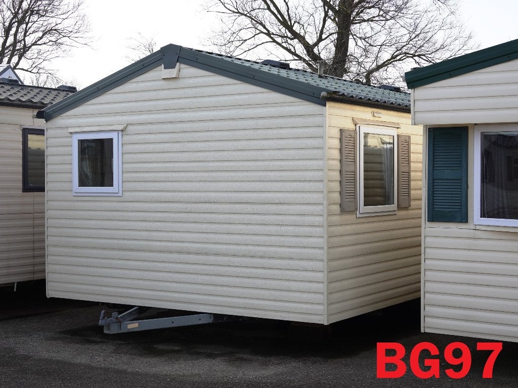 Europa Luna chalet met middenkamer, 2 slk en dubbel glas, Caravans en Kamperen, Stacaravans, Tot en met 4