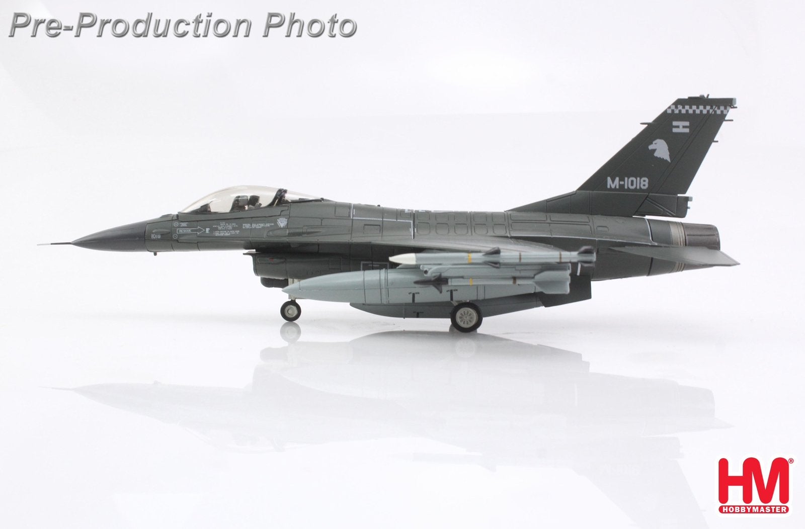 Hobby Master HA38081 | Lockheed F-16AM Fighting Falcon, Ophalen, Schaalmodel, Nieuw, Pilot Station