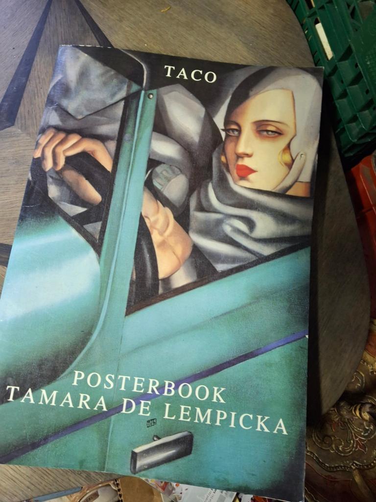 Tamara de Lempicka Posterbook - Taco art deco, Ophalen of Verzenden, Zo goed als nieuw, Schilder- en Tekenkunst, Tamara de Lempicka