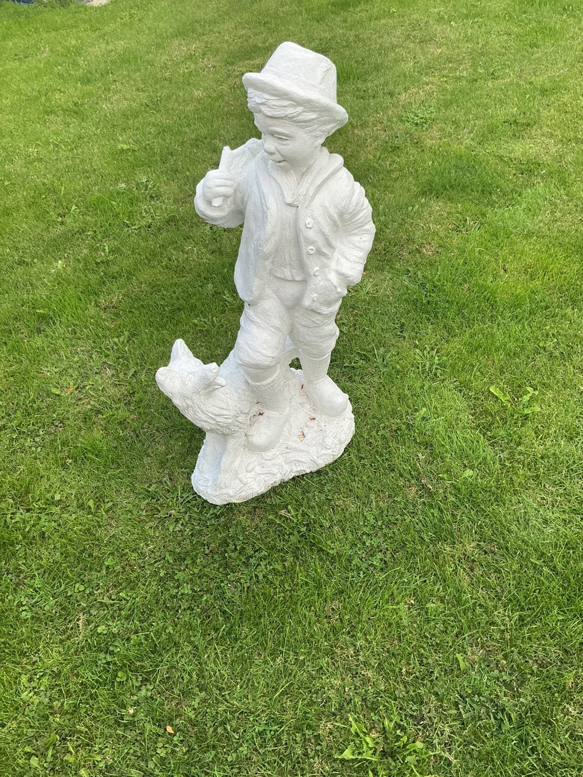 Jongen met herdershond, Tuin en Terras, Ophalen, Zo goed als nieuw