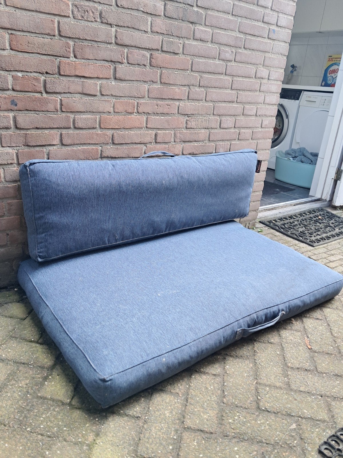 Paletkussens gratis ophalen, Tuin en Terras, Ophalen, Gebruikt