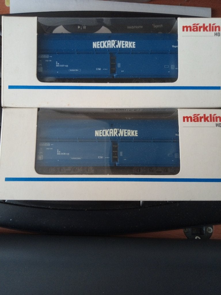 Märklin fals 84623 en 84624 in absolute nieuwstaat INCL OVP, Wisselstroom, Wagon, Ophalen of Verzenden, Zo goed als nieuw
