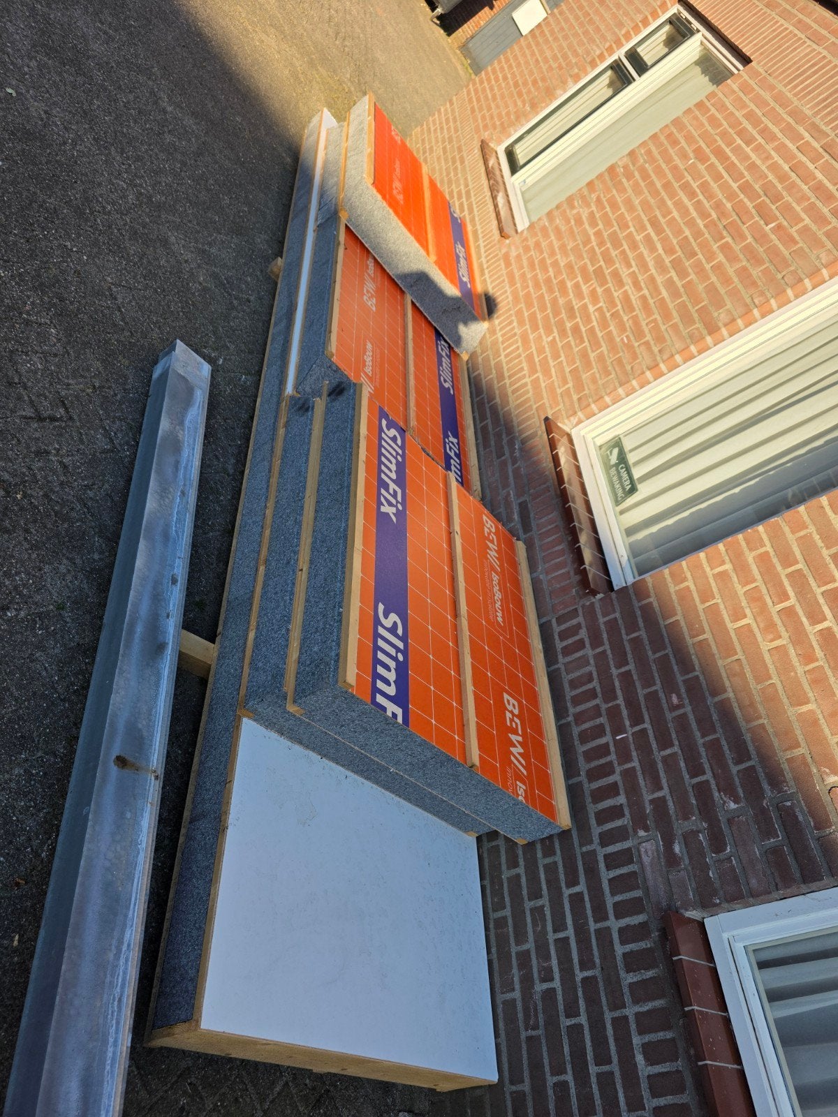 Isobouw dakplaat nieuw- 1/500 5/1200, Doe-het-zelf en Verbouw, Dakpannen en Dakbedekking, Overige materialen, 10 tot 15 m², Nieuw