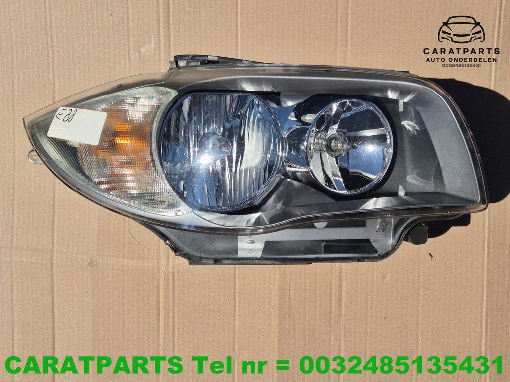 7193388 BMW E81 koplamp E87 koplamp E82 E88 koplamp 1 serie, Auto-onderdelen, Verlichting, BMW, Gebruikt, Ophalen of Verzenden