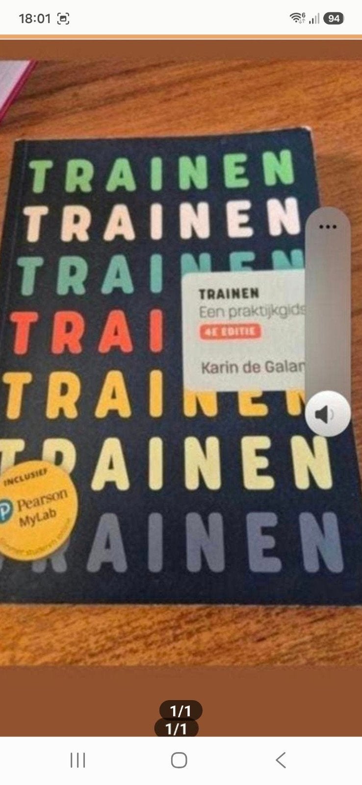 Trainen trainen trainen, Boeken, Studieboeken en Cursussen, Zo goed als nieuw, HBO, Alpha, Ophalen of Verzenden