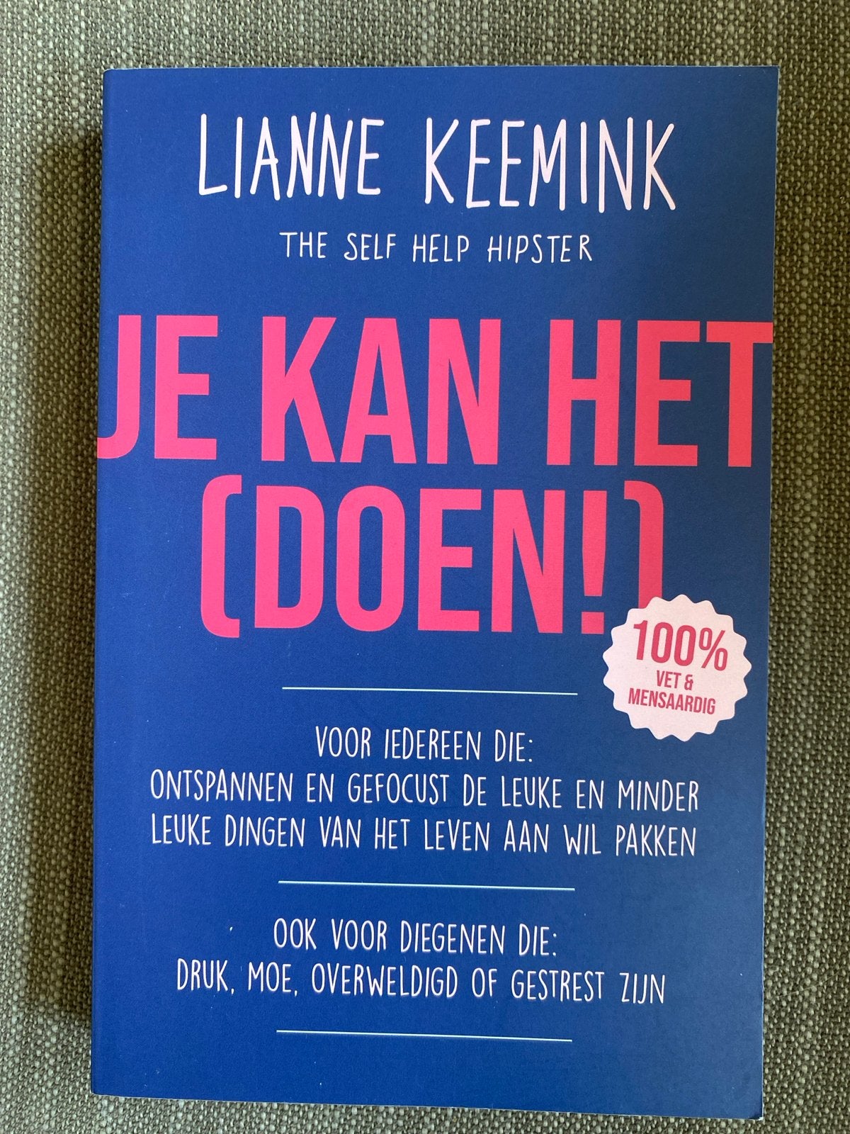 Lianne Keemink - Je kan het (doen!), Boeken, Ophalen of Verzenden, Zo goed als nieuw, Lianne Keemink