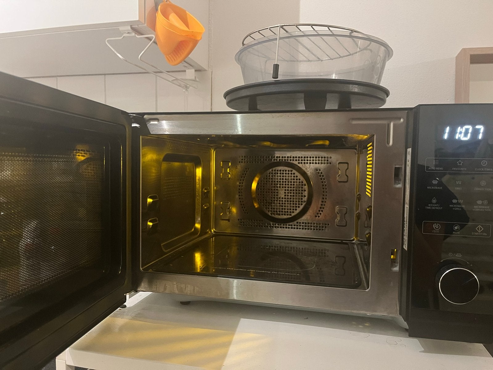 Sharp Flatbed Combimagnetron, Ophalen, Combimagnetron, Zo goed als nieuw, Vrijstaand