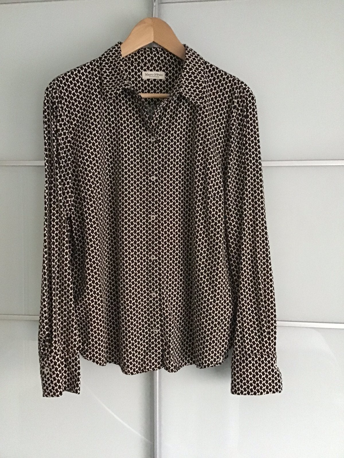 Dames blouse merk Marc o Polo, Ophalen of Verzenden, Zo goed als nieuw, Maat 42/44 (L), Zwart