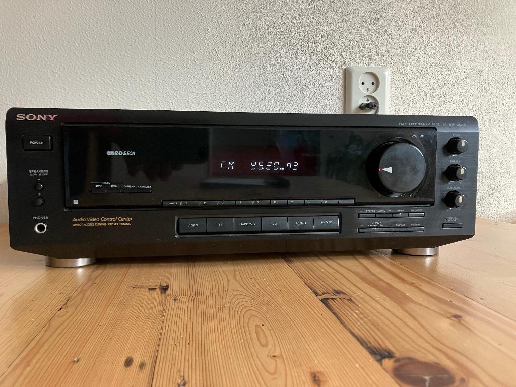 stereo receiver Sony STR-DE205 met phono, Ophalen, Gebruikt, Sony, Minder dan 60 watt