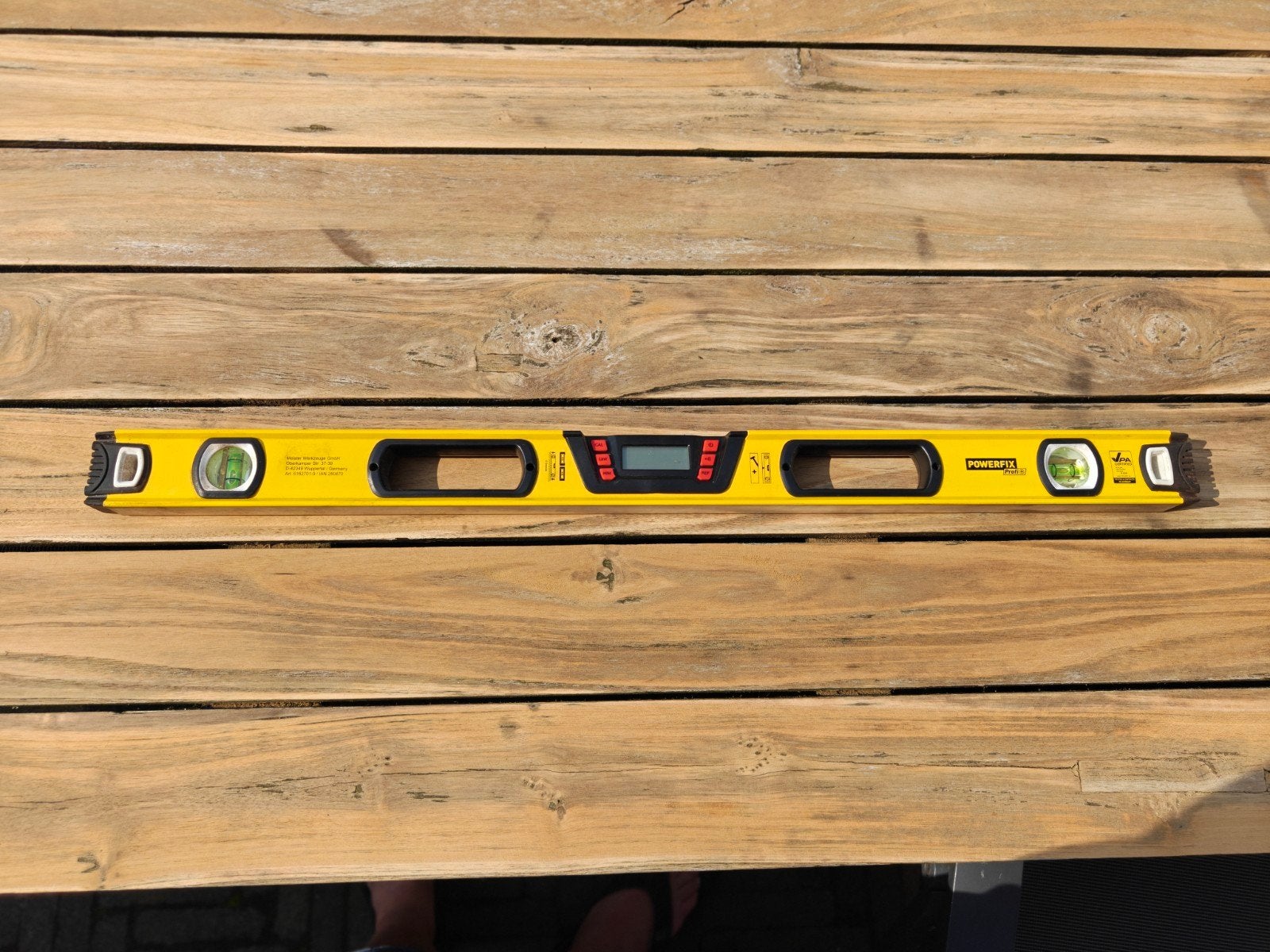 Digitale waterpas Powerfix 80 cm - Zeer nette staat, Ophalen of Verzenden, Zo goed als nieuw