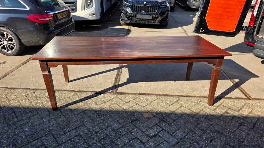 Franse Boeren Eettafel met Lade - Rustiek Hout