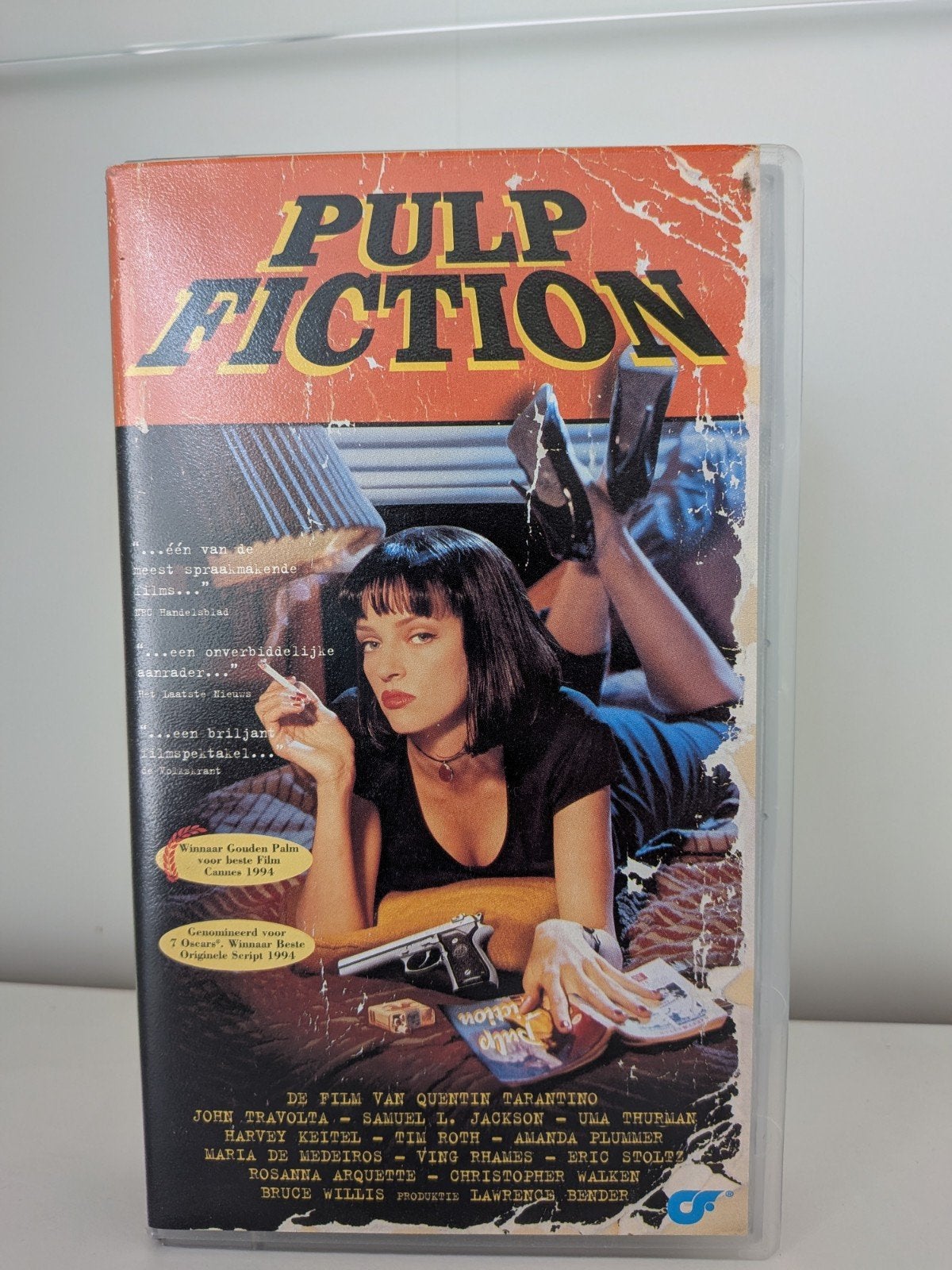 Pulp Fiction video VHS - Klassieke misdaadfilm van Tarantino, Nederlands ondertiteld, Vanaf 16 jaar, Ophalen of Verzenden, Thrillers en Misdaad