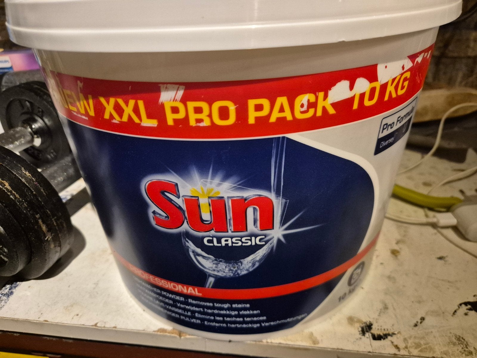 Sun classic 10kg vaatwasmiddel, Ophalen, Dweilemmer, -bak, of -wagen