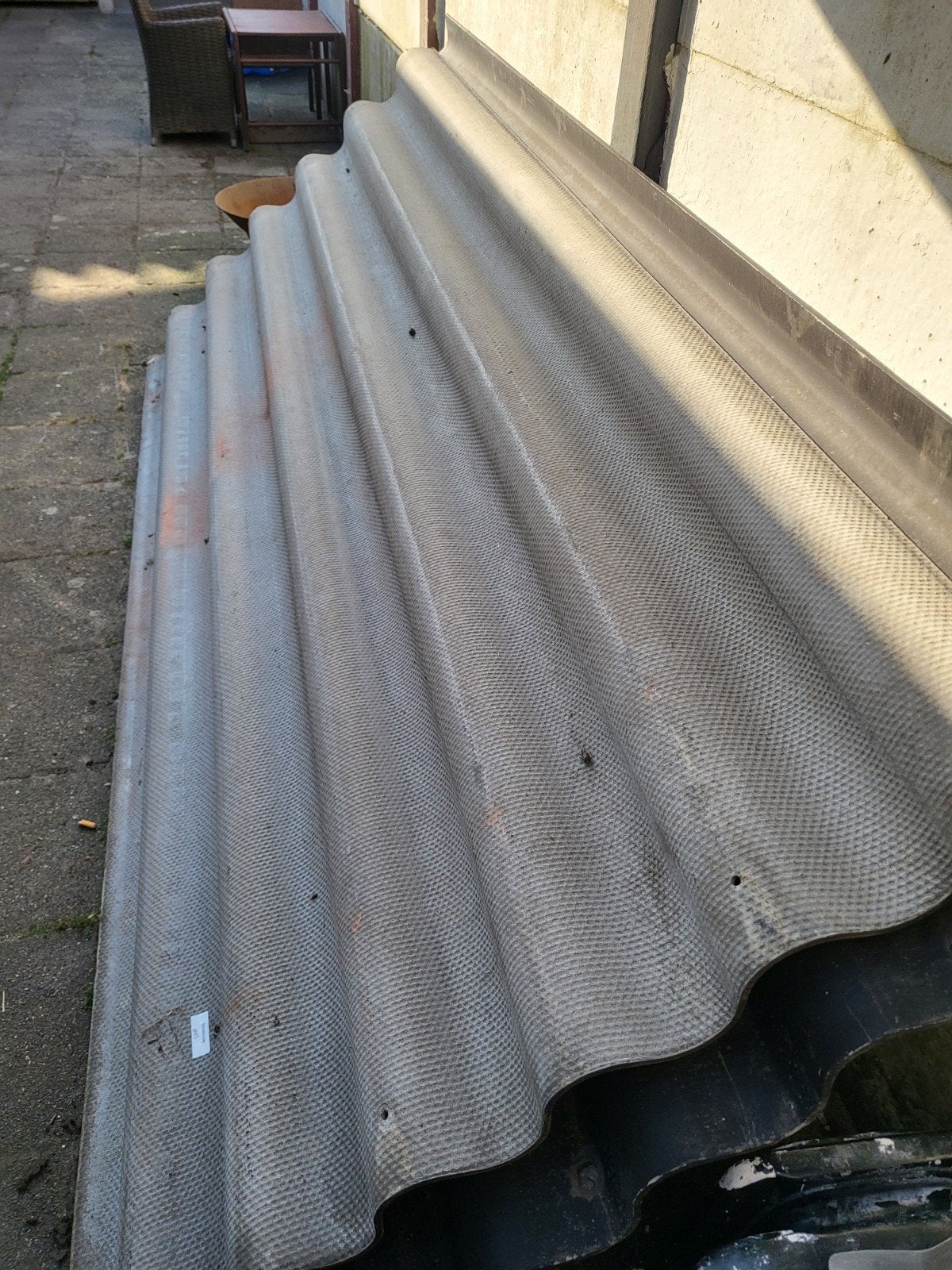 3 bitumen golfplaten van 200 cm lang - gratis af te halen, Ophalen of Verzenden
