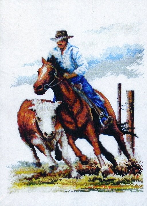 Borduurpakket the STOCKMAN marti, Hobby en Vrije tijd, Ophalen of Verzenden, Nieuw, Handborduren, Borduurpakket