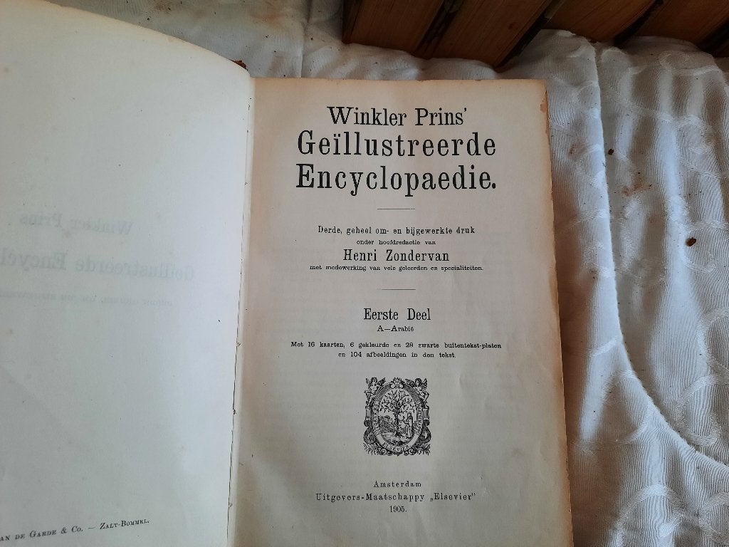 Winkler Prins' Geïllustreerde Encyclopaedie (16 delen), Complete serie, Henri Zonderland (redactie), Algemeen, Ophalen