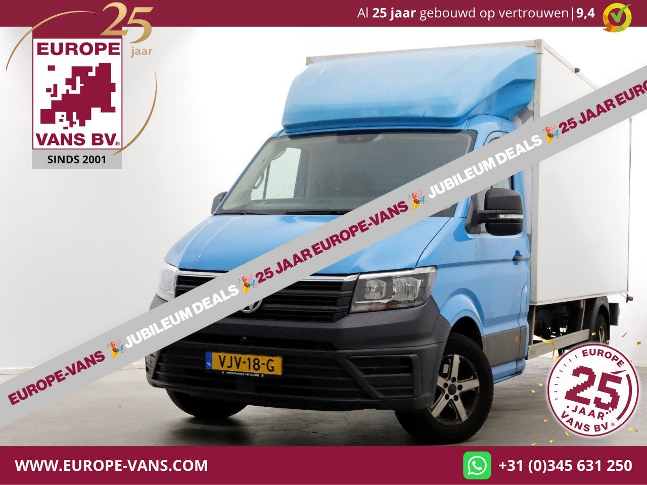 Volkswagen Crafter 35 2.0 TDI E6 Bakwagen met achterdeuren 2, Auto's, Voorwielaandrijving, 4 cilinders, 2500 kg, Bedrijf