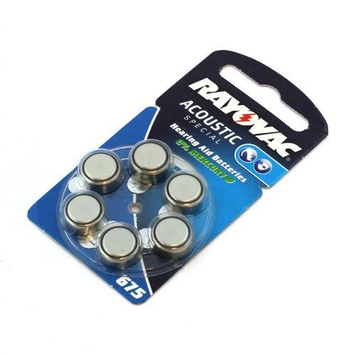 Gehoorapparaat batterij HA675 Rayovac, Verzenden, Nieuw