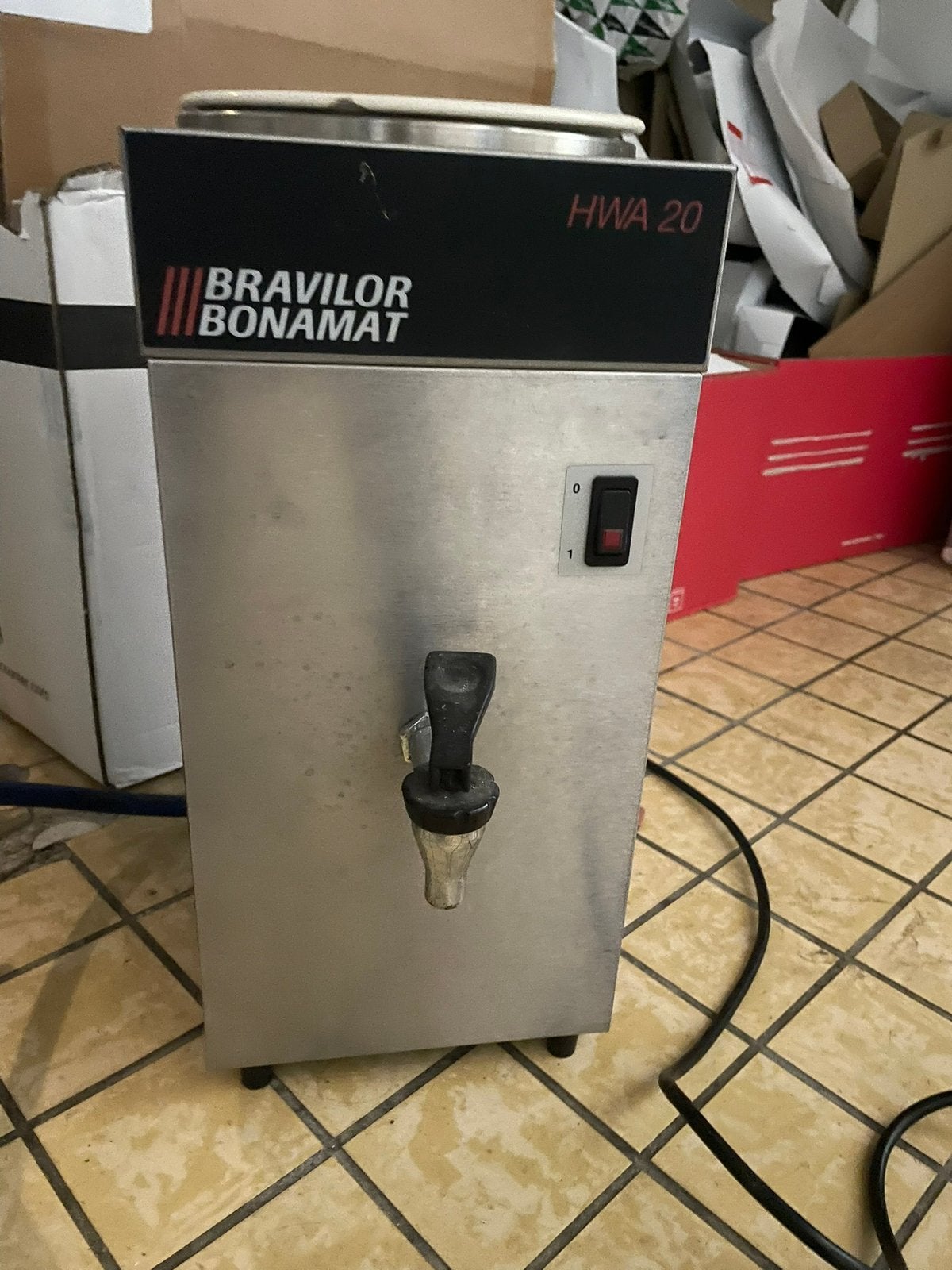 Bravilor Bonamat HWA 20 professionele heetwaterboiler horeca, Ophalen of Verzenden, Gebruikt