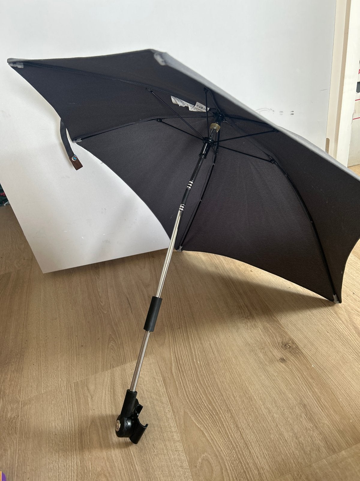 Joolz kinderwagen parasol - Zwart/Grijs, Ophalen, Zo goed als nieuw, Zwart