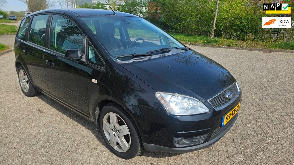 Ford Focus C-Max 1.8-16V Futura, Auto's, Voorwielaandrijving, Gebruikt, 4 cilinders, Zwart