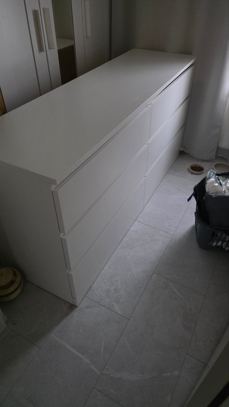 IKEA Malm Kast met 6 lades - Wit 160x78, Ophalen, Overige materialen, Gebruikt, 100 tot 150 cm