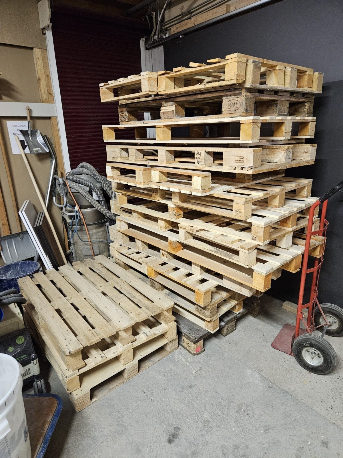 Gebruikte Pallets - Diverse Maten en Types, Doe-het-zelf en Verbouw, Hout en Planken, Gebruikt, Ophalen of Verzenden, 50 mm of meer