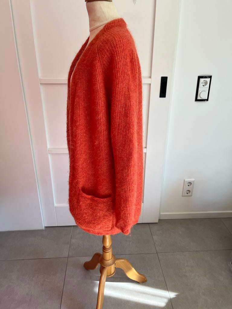 Malene Birger wollen vest oranje, Ophalen of Verzenden, Gedragen, Maat 34 (XS) of kleiner, Oranje