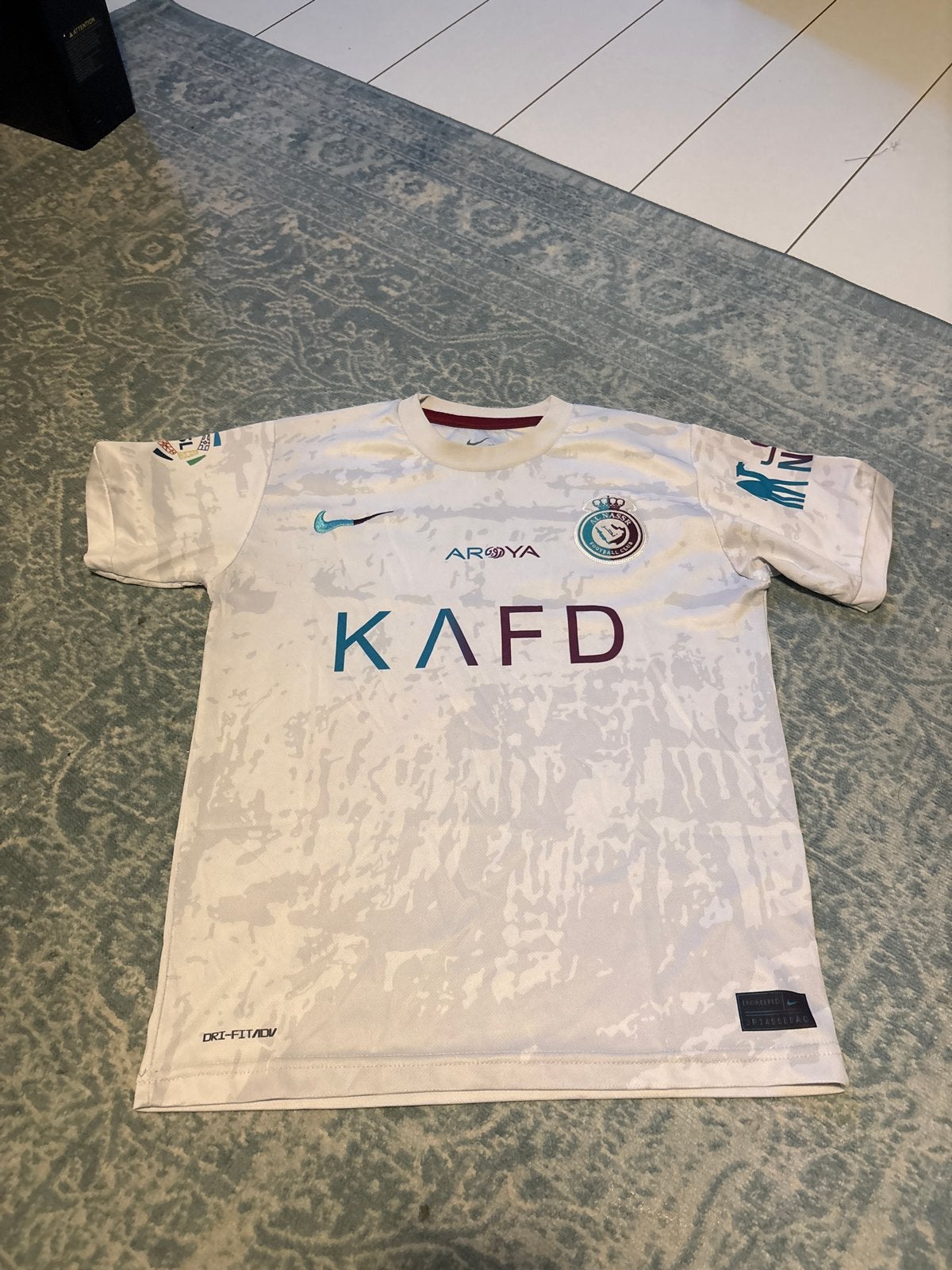 Ronaldo Al Nassr Thuisshirt Maat S, Maat S, Ophalen, Zo goed als nieuw, Shirt