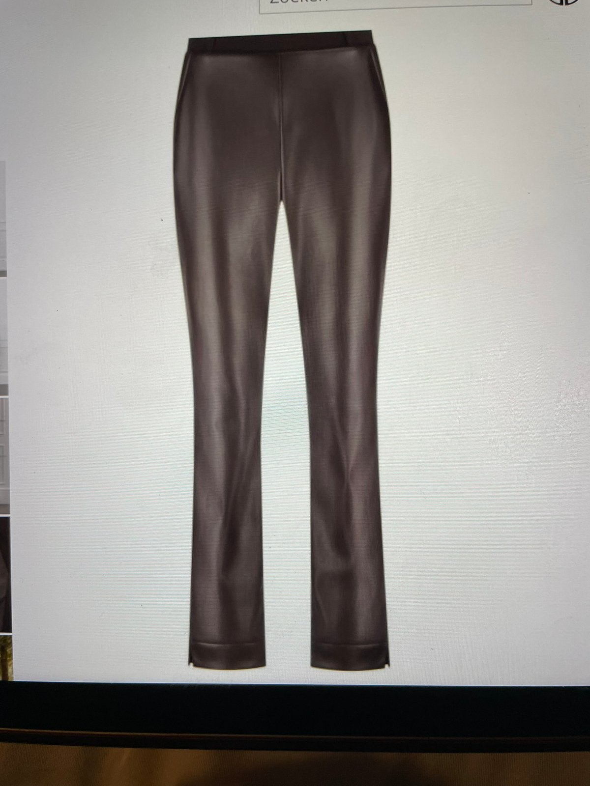 Studio anneloes bruine leren broek maat L, Maat 38/40 (M), Bruin, Nieuw, Ophalen of Verzenden