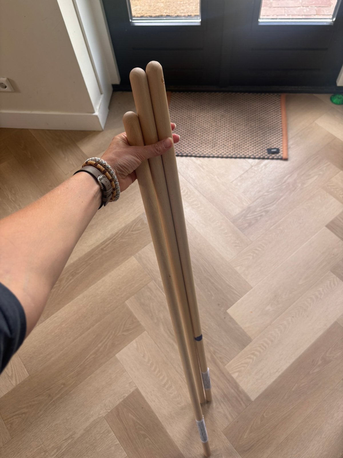 7x Domyos mobility stok 120cm, Ophalen, Zo goed als nieuw