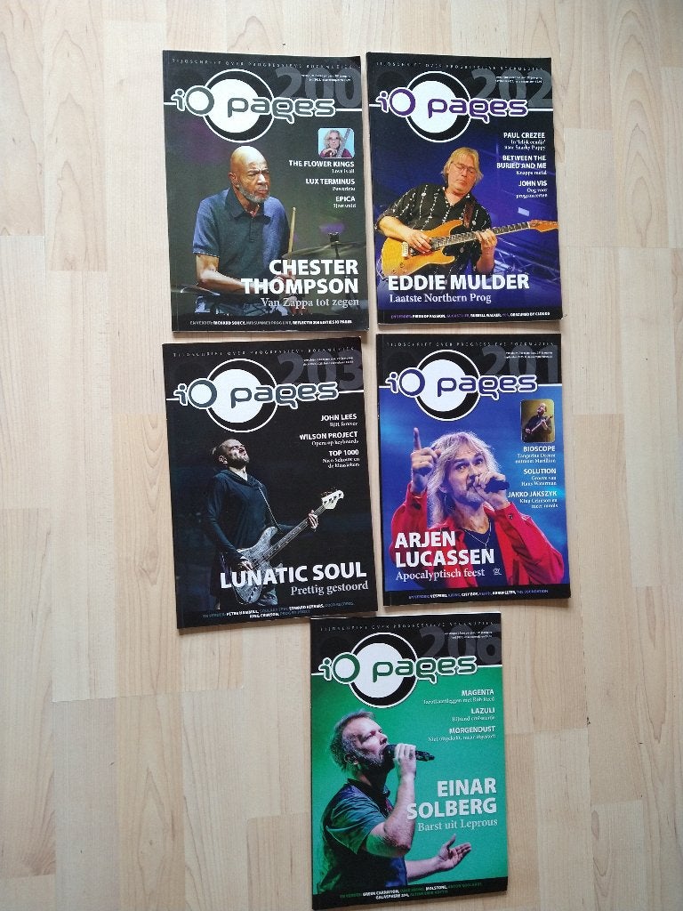 iO Pages 200 + 201 +202 +203 +206.  progressieve rockmuziek, Ophalen of Verzenden, Zo goed als nieuw, Muziek, Film of Tv
