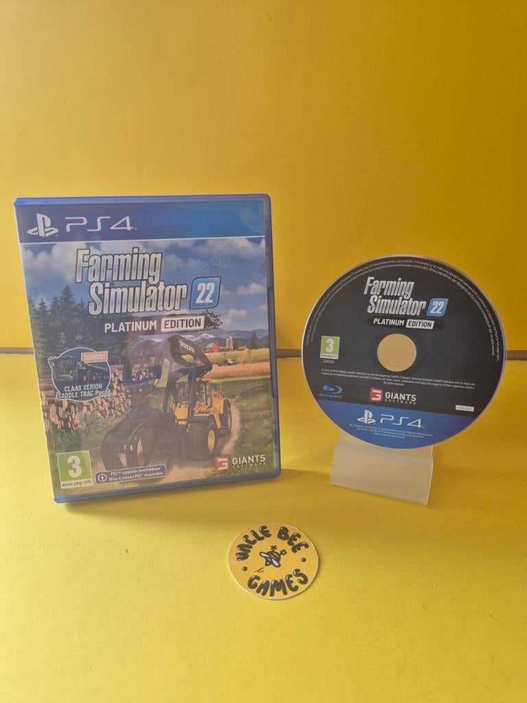 Farming Simulator 22 Platinum Edition, Spelcomputers en Games, Games | Sony PlayStation 4, Online, Verzenden, 1 speler, Zo goed als nieuw