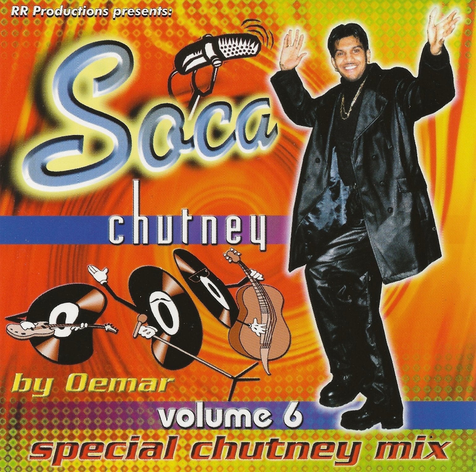 Oemar - Soca Chutney Volume 6 Special Chutney Mix CD, Ophalen of Verzenden, Gebruikt, Album