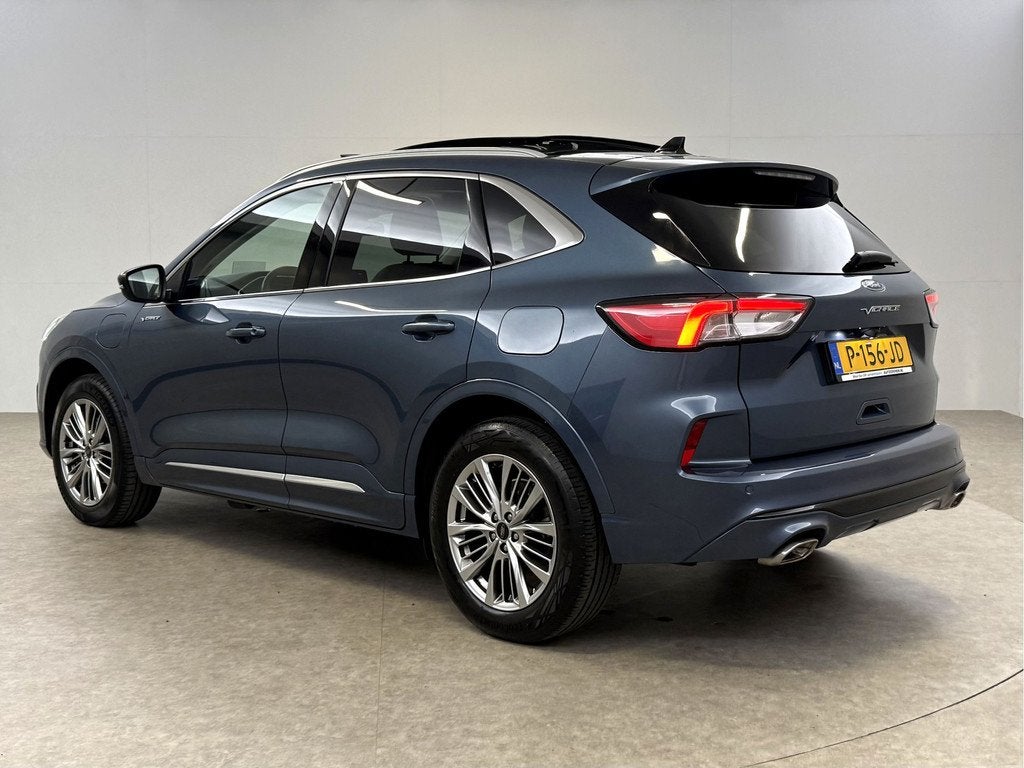 Ford Kuga 2.5 PHEV Vignale | Pano | Virtual | HUD | Memory |, Gebruikt, Euro 6, 4 cilinders, Blauw