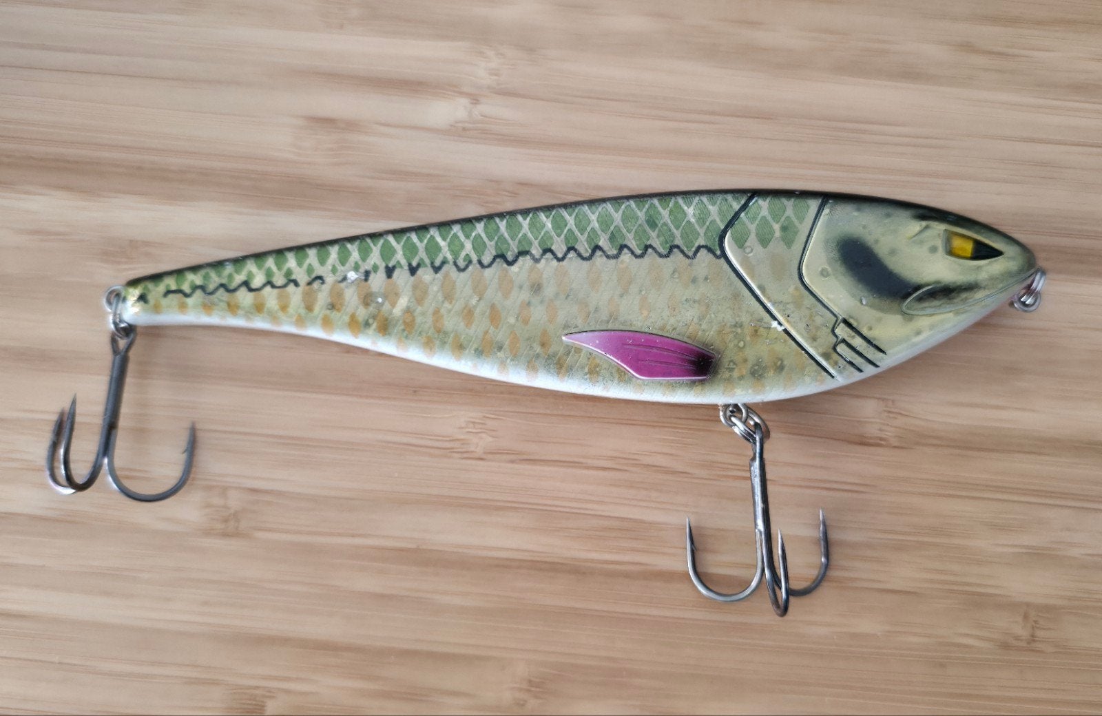 Berkley Zilla Glider 16 cm 67gr Ayu Green, Watersport en Boten, Ophalen of Verzenden, Gebruikt, Overige typen